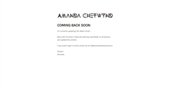 Desktop Screenshot of amandachetwynd.com